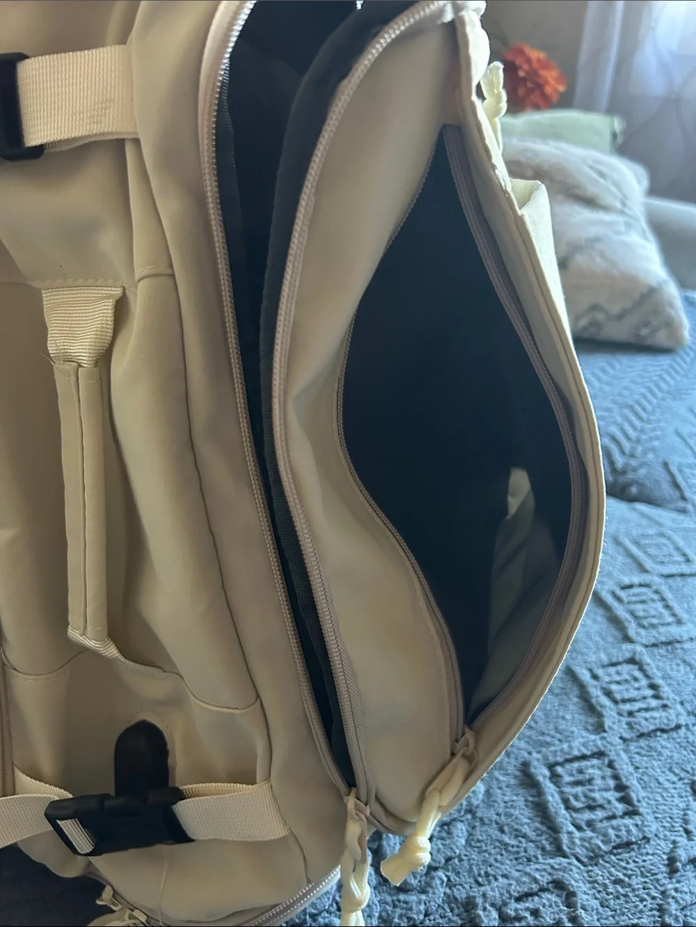Minimal Cream Backpack for - Tactical Everyday Carry